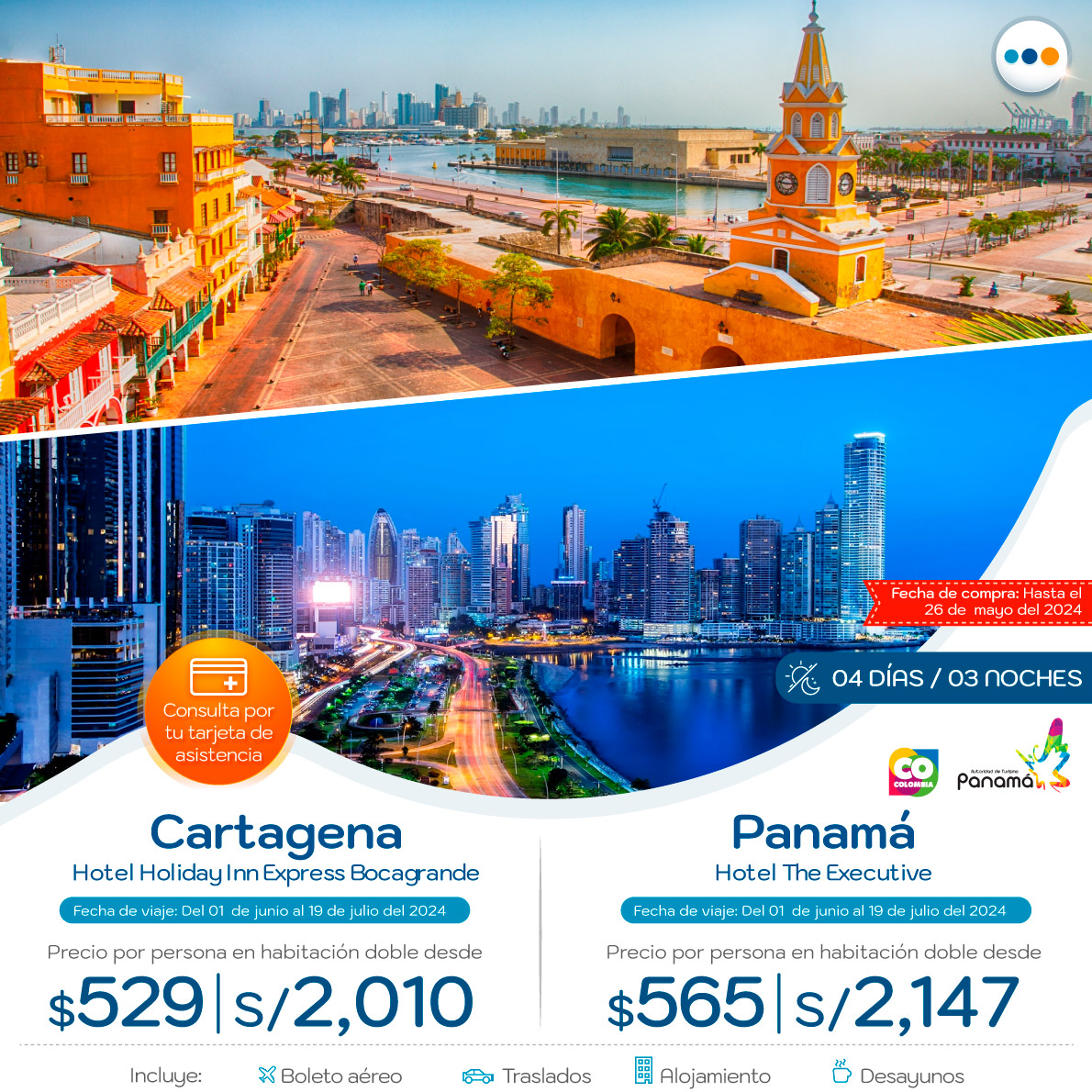 Promo Flash Copa Airlines (América)